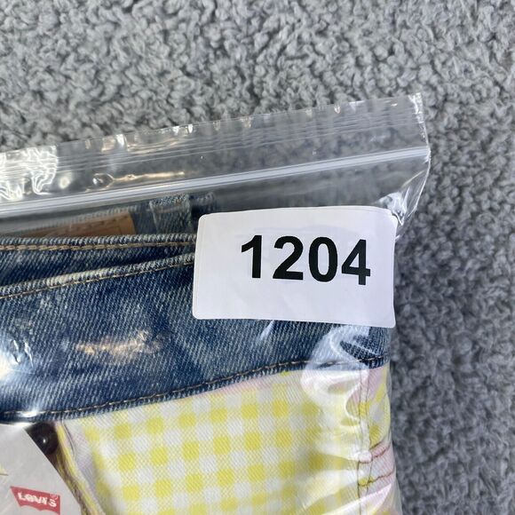Levi Girlfriend Shorts Girls Size 14 Reg Multi Color Patch NWT - NEW - Picture 13 of 13